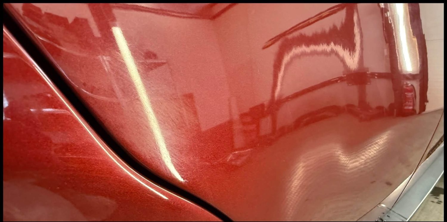 Драскотини по прага и вратата на BMW X6 преди корекция на лака